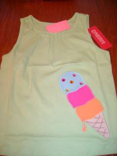 NWT Gymboree popsicle party ice cream cone shirt top 5  