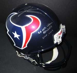Andre Johnson Autographed Authentic Houston Texans PRO Helmet Signed 