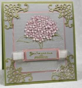 Heartfelt Creations Hydrangea, Posy Branch Cling Flowers Rubber Stamp 