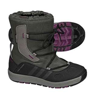 Adidas Adisnow Winter Boots Charcoal Grey Kids Boys Size  