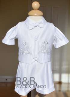 Baby Boy Communion Christening Baptism Outfit Suit size 0 1 2 3 4 (0 