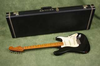 1987 Fender 1957 Reissue Stratocaster Black Strat 57 RI  