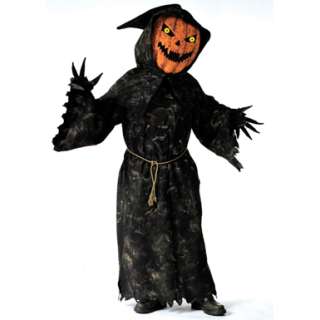 Pumpkin Bobble Head Adult Mens Halloween Costumes  