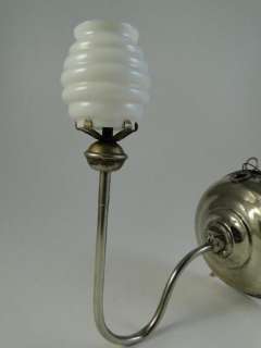 Antique Nickel Finish Little Beauty Night Lamp Kerosene Light Desk 