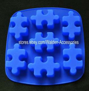   Puzzle Cake Chocolate Soap Jelly Ice Cookie Mold Mould Pan 2025  
