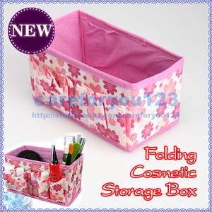 Make Up Cosmetic Folding Storage Box Container Bag Case Stuff 