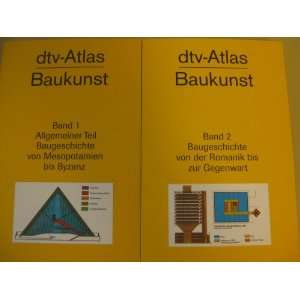 dtv   Atlas Baukunst Band 1 & Band 2 (Band 1 Allgemeiner Teil 