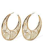 LARA BOHINC Tatjana gold plated hoop earrings
