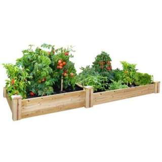 Greenes 48 in. x 96 in. Cedar Raised Garden Bed RC 4C8T2 at The Home 