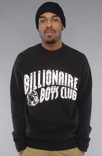 Billionaire Boys Club The Astronaut Crewneck Sweatshirt in Black 