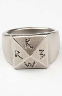 KR3W The Tarnished Ring in Antique Nickel  Karmaloop   Global 