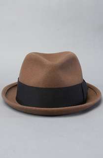 Brixton The Roosevelt Fedora in Pecan Felt  Karmaloop   Global 