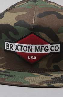 Brixton The Station III Hat in Camo  Karmaloop   Global Concrete 