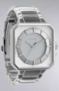 Nixon The Platform Watch in Silver  Karmaloop   Global Concrete 