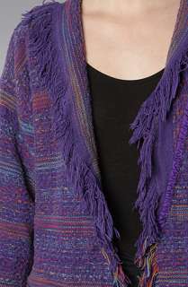 Vintage Boutique The Purple Fringe Cardigan  Karmaloop   Global 