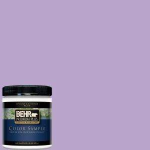 BEHR Premium Plus 8 oz. Violet Fields Interior/Exterior Paint Tester 