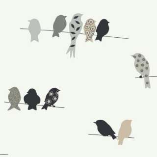 York Wallcoverings 56 Sq. Ft. Bird On A Wire Wallpaper KB8538 at The 