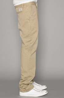 Obey The Trademark Chino Pants in Warm Khaki  Karmaloop   Global 