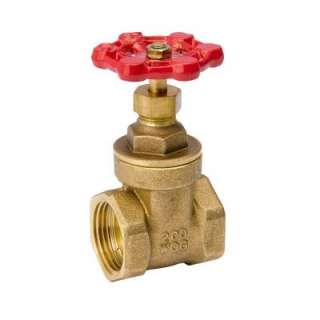 ProLine 3/4 in. Brass Compact Pattern Threaded Gate Valve 100 404HN at 