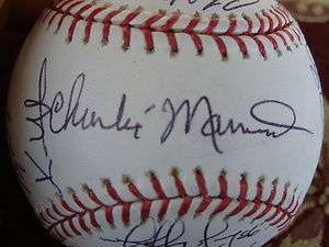 2005 PHILLIES TEAM SIGNED BASEBALL MLB UTLEY MANUEL MADSON WAGNER 