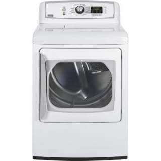 GE Profile Harmony 7.3 Cu. Ft. Electric Dryer in White PTDN800EMWW at 