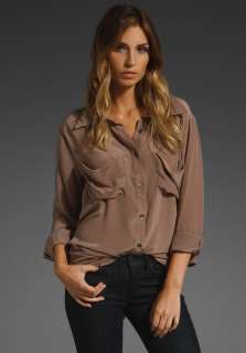 ONE TEASPOON Southern Silk Shirt in Milky Rose  