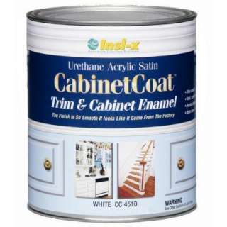 CabinetCoat 1 qt. White Satin Trim and Cabinet Enamel CC4510 at The 