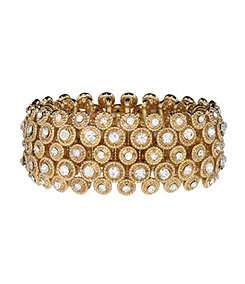 Natasha Accessories Crystal Stretch Bracelet $38.00