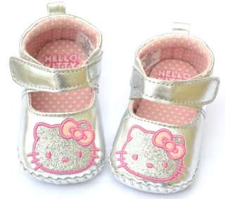 silver black pink Mary Jane toddler baby girl shoes size 2 3  