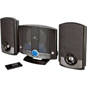 GPX HM 3817DTBLK Home Music System With Auxillary Input  