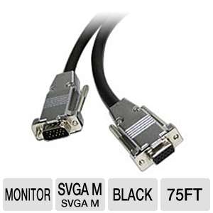 Cables To Go 75 Foot Plenum SVGA Male/Male Monitor/Projector Cable at 