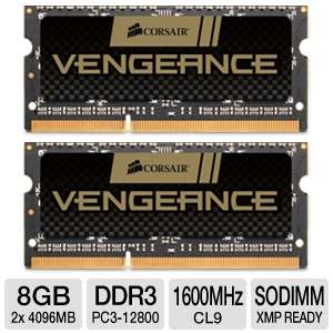 Corsair CMSX8GX3M2A1600C9 Vengeance Laptop Memory Kit   8GB (2x 4GB 