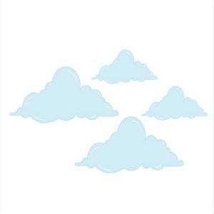 Trace Designs 36 In X 96 In. Clouds Trace and Paint Mural 9397 at The 
