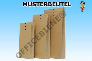 500 OFFICEBIENE® MUSTERBEUTEL 120x305x50 BRAUN Versandtaschen Post 