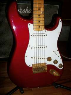 1982 Fender The Strat Candy Apple Red Stratocaster Gold 8 lb Pre CBS 