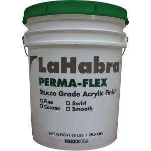 LaHabra Stucco Perma Flex 65 Lb. Coarse Stucco Grade Acrylic Finish 