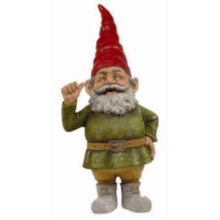 Toad Hollow 21 In. Rumple Gnome Garden Statue 36106 