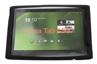 ACER Iconia Tab A500 Silikonschutzhülle SCHWARZ  