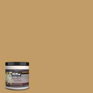 BEHR Ultra 8 oz. Mojave Gold Interior/Exterior Paint Tester # 340F 6 