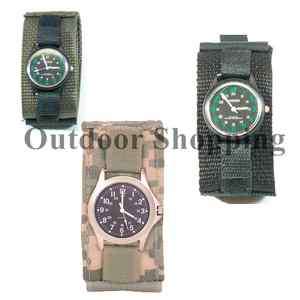   MADE HOOK & LOOP CLOSURE COMMANDO WATCH BAND, One Size Fits All  