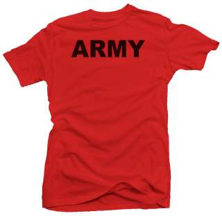 Classic ARMY Military US Mens PT Cool Gym New T shirt  