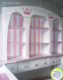 Prinzessin Kinderkaufladen Kaufladen Kaufmannsladen Holz weiß rosa 