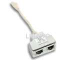 Netzwerk Cable Sharing T/Y Adapter Kupplung Cat.6/ Cat6 geschirmt 