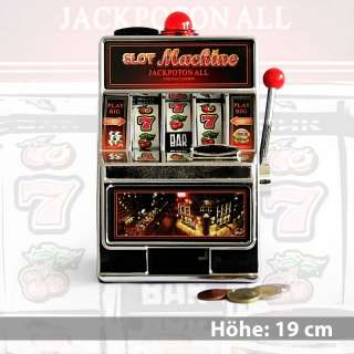 Sparbüchse Slot Machine einarmiger Bandit Spiel 19 cm  
