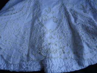 CAbi White Shania Eyelet Ruffle Skirt style 478 ~size 4  