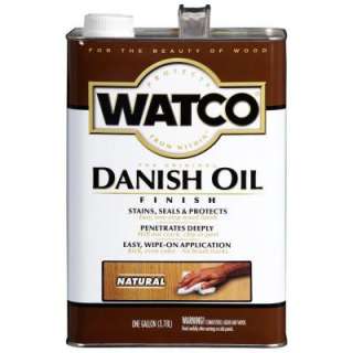Watco 1 Gallon Natural Danish Oil 65731  