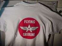 VINTAGE STYLE FLYING A GAS STATION ATTENDANT T SHIRT  