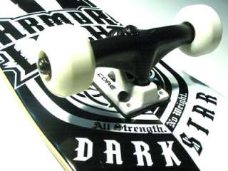 Darkstar Armor Light Team White Deck Komplett Skateboard 7.7  
