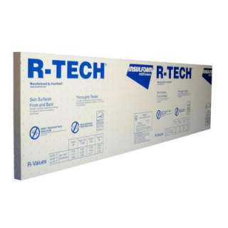Tech 1 in. x 4 ft. x 8 ft. R Tech Insulation Sheathing 310884 at The 