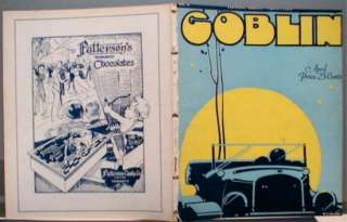 1925 Art Deco Goblin Magazine Complete Rare Unusual   